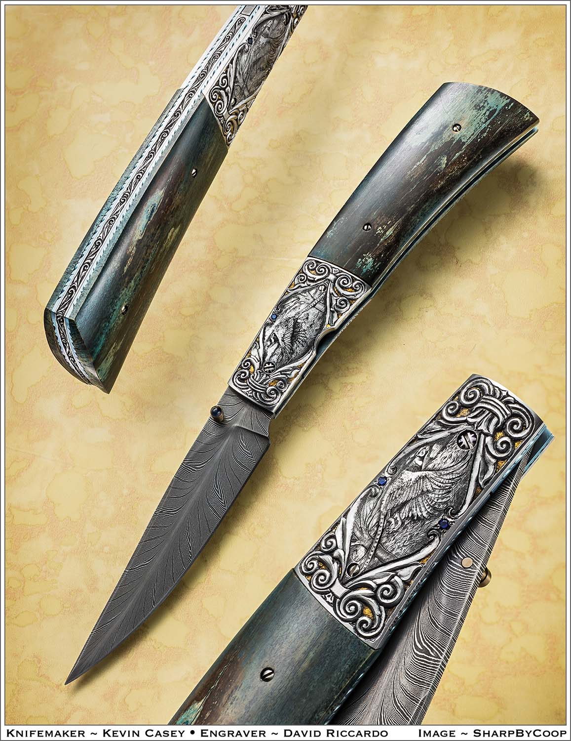 custom knife by Kevin Casey