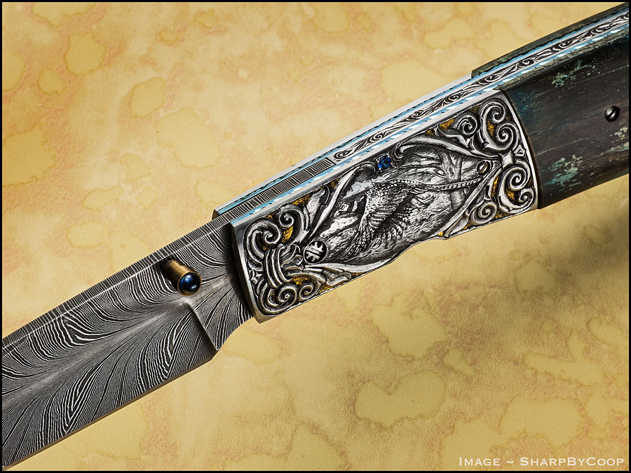 custom knife detail